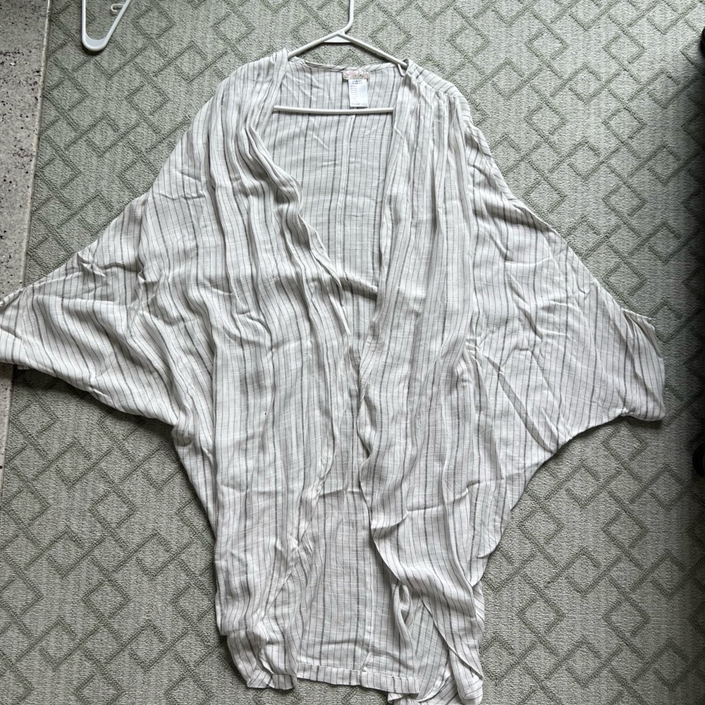 Perfect condition Free People striped cover up, OS.